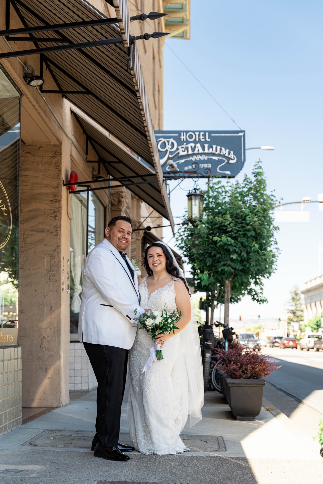St. Vincent de Paul Church & Robledo Barn wedding photo